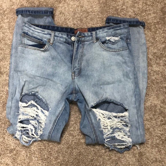 Forever 21 Other - Ankle Frayed Jeans